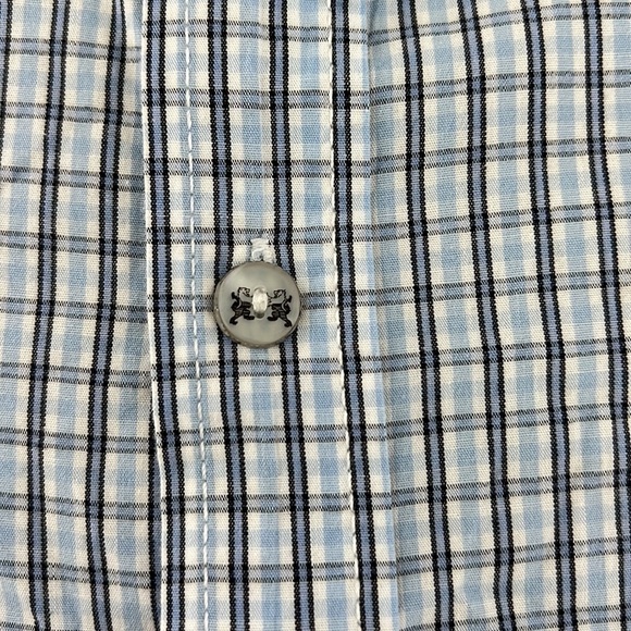 Lions Crest by English Laundry Blue Button Down Shirt Size 2XL - Picture 8 of 16